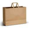 Extra Large Flat Handle Paper Bags Landscape Detail